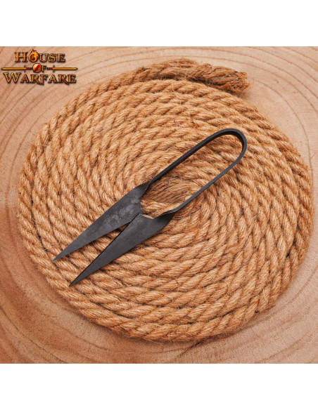 Tesoura medieval forjada à mão (14 cm.)