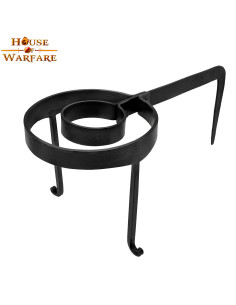 Tripé de cozinha medieval forjado à mão