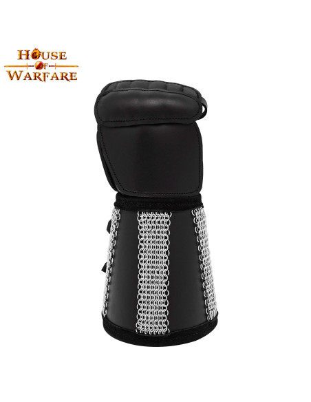 Manopla fantasia em cota de malha e...