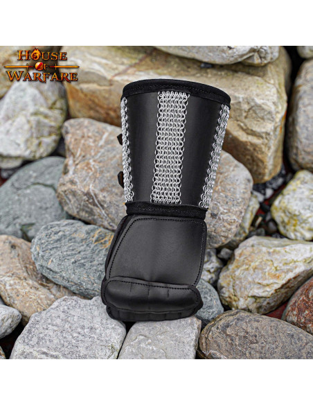 Manopla fantasia em cota de malha e...