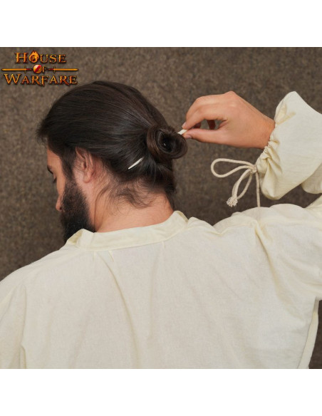 grampo de cabelo de osso medieval