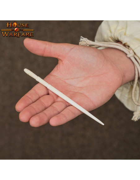 grampo de cabelo de osso medieval