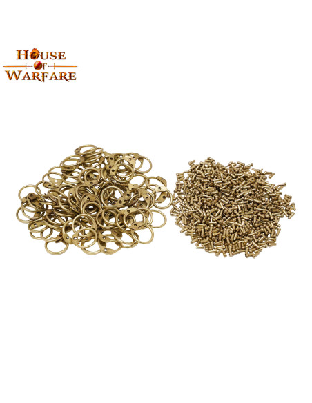 Conjunto de argolas redondas e...