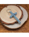 Chaveiro com Cruz Chainmail