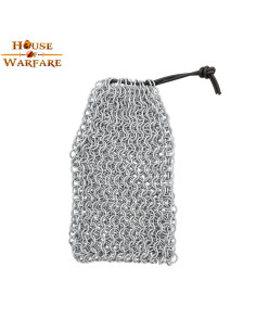 Bolsa de cota de malha medieval (15,2x10,1 cm.)