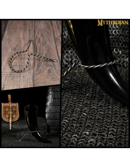 suporte de chifre de ferro forjado