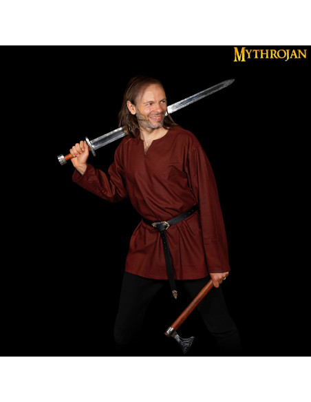 Túnica medieval Raider corte largo...