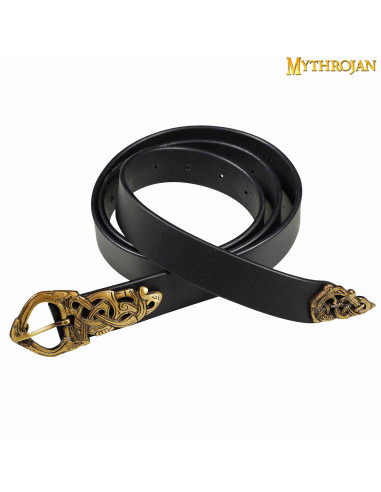 Cinto de couro Viking Midgard Serpent, para criança