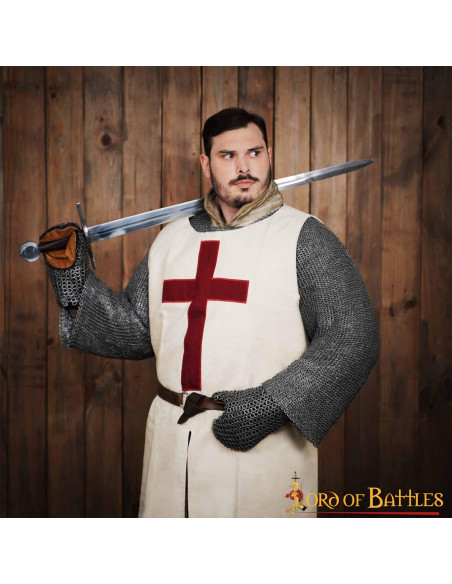 Manoplas de cota de malha acolchoadas...