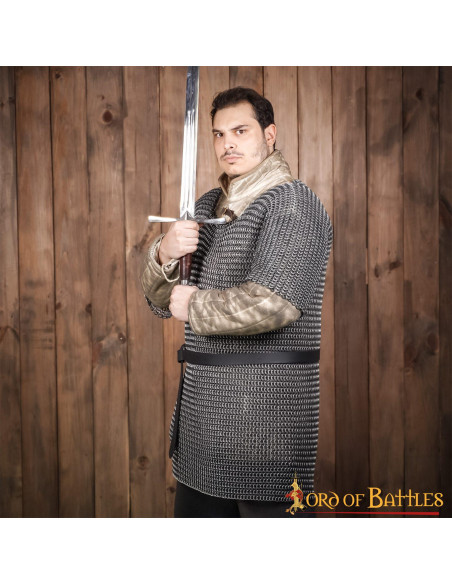 T-shirt meia manga em cota de malha...