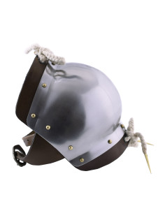 Joelheiras medievais em aço, par 2