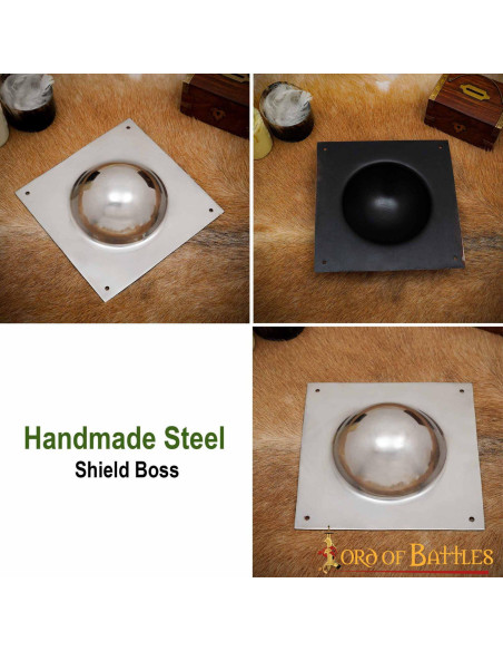 Umbo para escudos romanos, acabamento...
