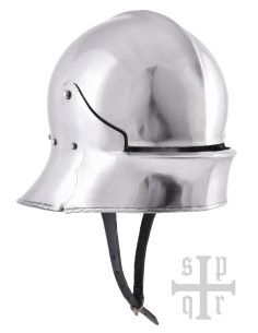 Capacete Sallet Gótico Alemão S. XV Aço 2 mm