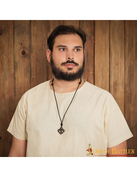 Pendente medieval flor de lis em...