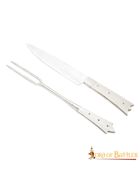 Faca e garfo, nobreza medieval do...