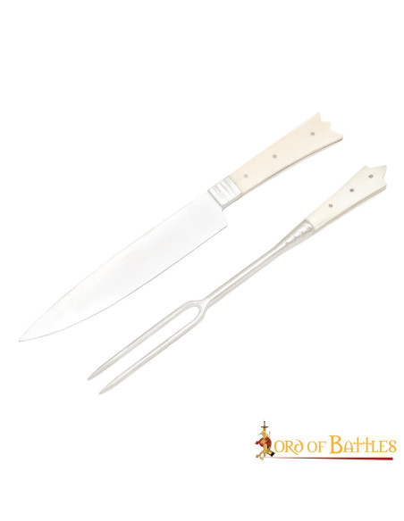 Faca e garfo, nobreza medieval do...