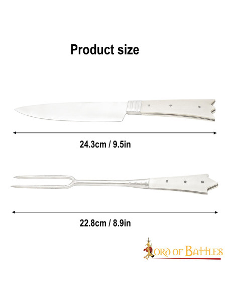 Faca e garfo, nobreza medieval do...