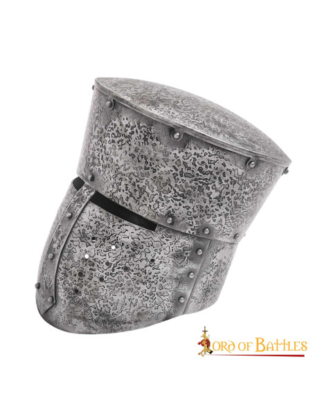 Capacete dos cruzados em aço (séculos...