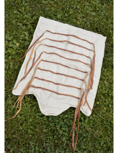 1 Protetor de perna de gladiador acolchoado