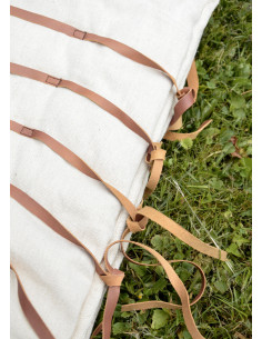 1 Protetor de perna de gladiador acolchoado 2