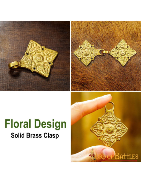 Fecho manto Gulbische banhado a...