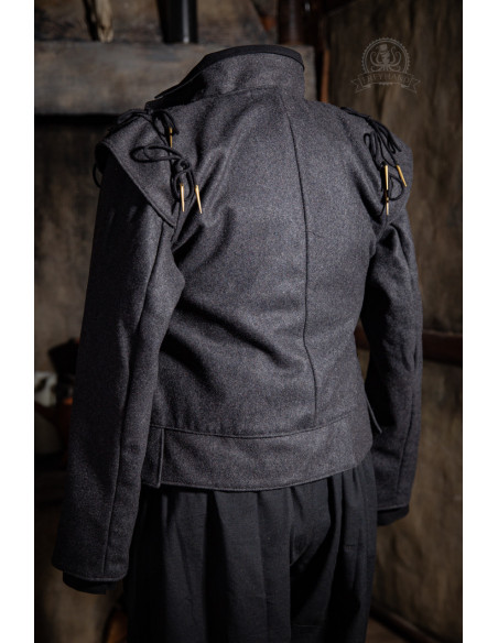 Jaqueta Mosqueteira de Lã Quentin -...