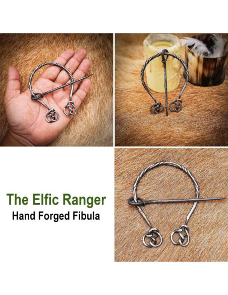 Fibula para capas em aço forjado...