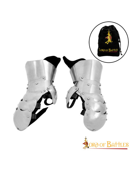 Manoplas estilo luva de torneio - 16G