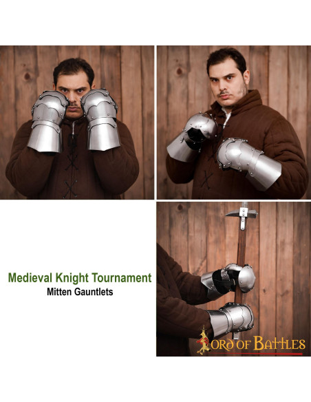 Manoplas estilo luva de torneio - 16G