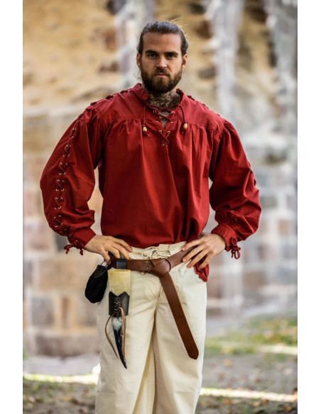 Camisa medieval Adrian com...