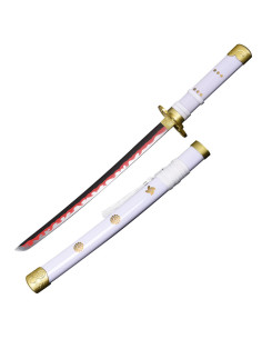 Mini katana branca Enma do anime Zoro One Piece