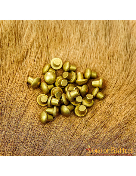 Conjunto de 25 rebites de latão com...