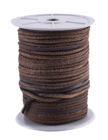 Bobina de cordão quadrado de couro...