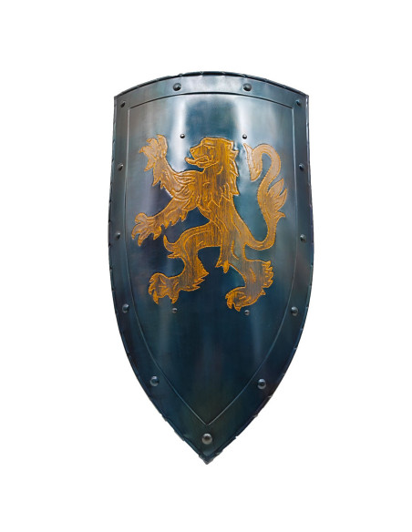 Escudo de Leão Rampante Medieval
