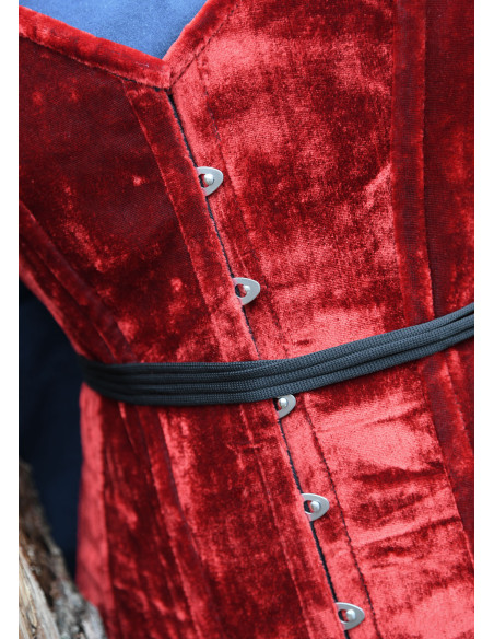 Espartilho medieval sobre busto em...