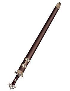 Espada Viking em Aço Damasco, 94 cm. 2