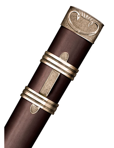 Espada Viking em Aço Damasco, 94 cm.