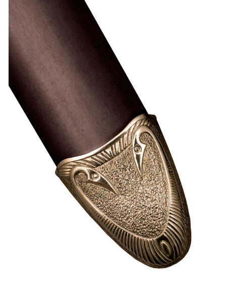 Espada Viking em Aço Damasco, 94 cm.