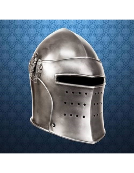 Bacinete medieval com visor, S. XV