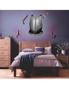 Pacote renascentista com couraça, florete e pistola 2