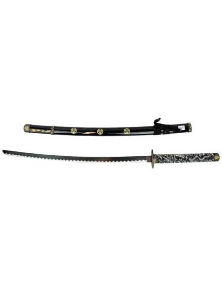Katana decorativa o dragão negro (95...