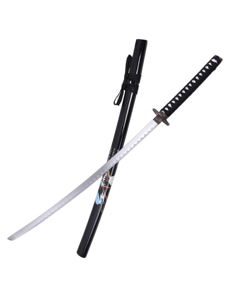Katana ornamental samurai com bainha...