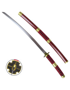 Katana Roronoa Zoro, Sandai Kitetsu, de One Piece (104 cm.)