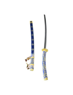 Tachi japonês decorativo - azul (100 cm.)
