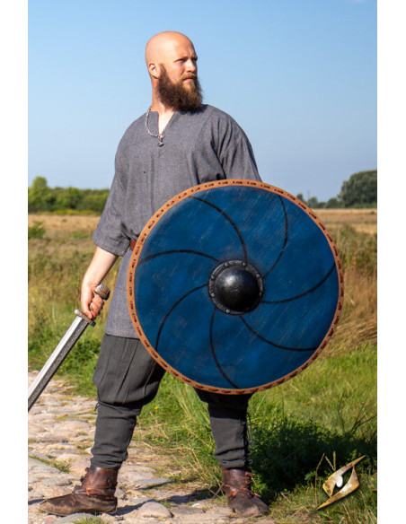 Escudo Viking Gastir para LARP (Azul)