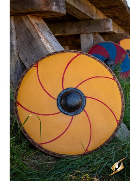 Escudo Viking Gastir para LARP (Amarelo)