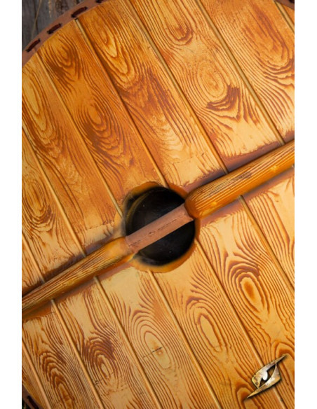 Escudo Viking Gastir para LARP (Amarelo)