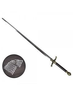 Espada Arya Stark de Game of Thrones com suporte (81 cm.)