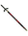 Link Sword, Legend Of Zelda, bainha preto-vermelho (100 cm.)