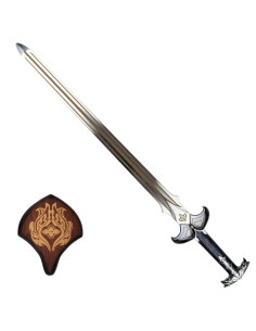 Espada decorativa do Bardo do Hobbit, prata (98 cm.)